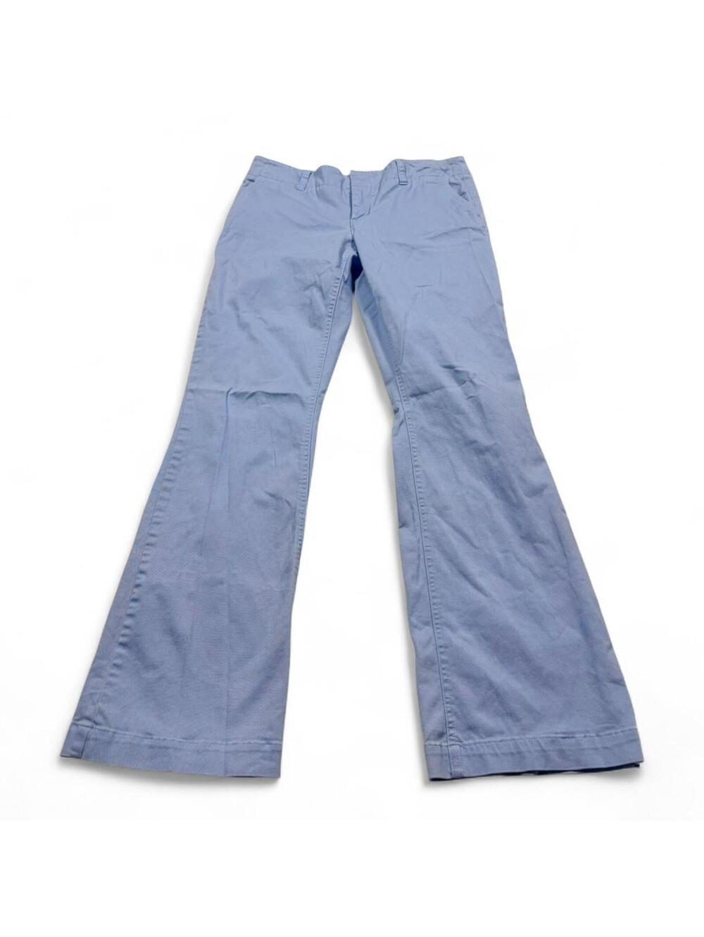 Express blue cotton flared pants size 4 / small!